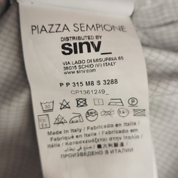 Piazza Sempione black and white grid Audrey pants - Size 6 - Picture 10 of 12